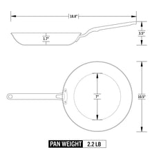 Load image into Gallery viewer, Eater x Heritage Steel 10.5" Fry Pan [Online Only]
