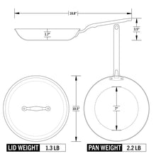 Load image into Gallery viewer, Eater x Heritage Steel 10.5" Fry Pan with Lid [Online Only]

