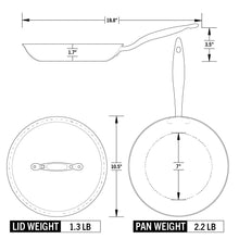 Load image into Gallery viewer, Heritage Steel Titanium Series 10.5" Fry Pan with Lid [Online Only]
