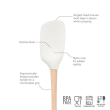 Load image into Gallery viewer, Flex-Core® Silicone and Wood Spoonula [Online Only]
