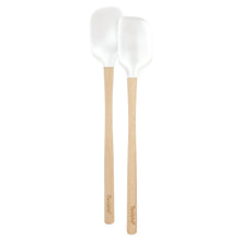 Load image into Gallery viewer, Flex-Core® Mini Spatula + Spoonula with Wood Handle [Online Only]
