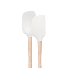Load image into Gallery viewer, Flex-Core® Mini Spatula + Spoonula with Wood Handle [Online Only]
