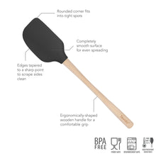 Load image into Gallery viewer, Flex-Core® Silicone and Wood Spatula [Online Only]
