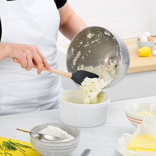 Load image into Gallery viewer, Flex-Core® Silicone and Wood Spoonula [Online Only]
