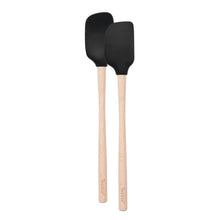 Load image into Gallery viewer, Flex-Core® Mini Spatula + Spoonula with Wood Handle [Online Only]
