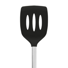 Load image into Gallery viewer, Silicone and Stainless Steel Slotted Turner [Online Only]

