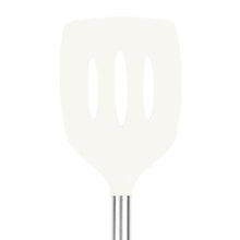 Load image into Gallery viewer, Silicone and Stainless Steel Slotted Turner [Online Only]
