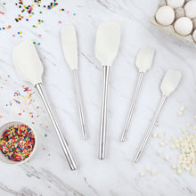 Load image into Gallery viewer, Flex-Core® Silicone and Stainless Steel Spatulas - Set of 5 [Online Only]
