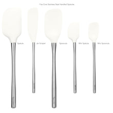 Load image into Gallery viewer, Flex-Core® Silicone and Stainless Steel Spatulas - Set of 5 [Online Only]
