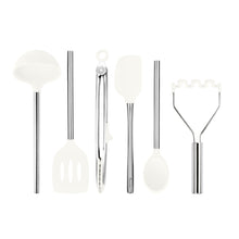 Load image into Gallery viewer, Silicone and Stainless Steel Utensils - Set of 6 [Online Only]
