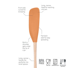 Load image into Gallery viewer, Flex-Core® Silicone and Wood Jar Scraper [Online Only]
