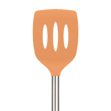 Load image into Gallery viewer, Silicone and Stainless Steel Slotted Turner [Online Only]
