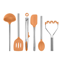 Load image into Gallery viewer, Silicone and Stainless Steel Utensils - Set of 6 [Online Only]
