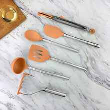 Load image into Gallery viewer, Silicone and Stainless Steel Utensils - Set of 6 [Online Only]
