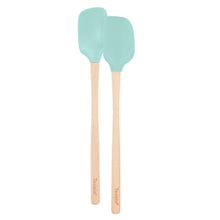 Load image into Gallery viewer, Flex-Core® Mini Spatula + Spoonula with Wood Handle [Online Only]
