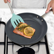 Load image into Gallery viewer, Silicone and Stainless Steel Slotted Turner [Online Only]
