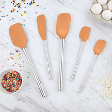 Load image into Gallery viewer, Flex-Core® Silicone and Stainless Steel Spatulas - Set of 5 [Online Only]
