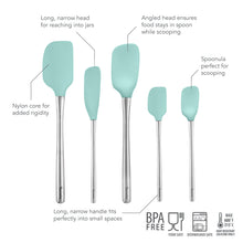 Load image into Gallery viewer, Flex-Core® Silicone and Stainless Steel Spatulas - Set of 5 [Online Only]
