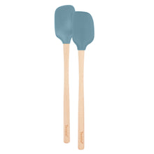 Load image into Gallery viewer, Flex-Core® Mini Spatula + Spoonula with Wood Handle [Online Only]
