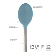 Load image into Gallery viewer, Silicone and Stainless Steel Mixing Spoon [Online Only]
