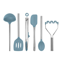 Load image into Gallery viewer, Silicone and Stainless Steel Utensils - Set of 6 [Online Only]
