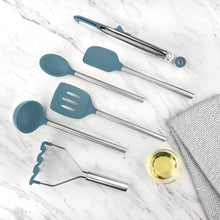 Load image into Gallery viewer, Silicone and Stainless Steel Utensils - Set of 6 [Online Only]
