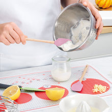 Load image into Gallery viewer, Flex-Core® Mini Spatula + Spoonula with Wood Handle [Online Only]

