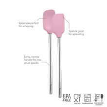 Load image into Gallery viewer, Flex-Core® Mini Spatula + Spoonula with Stainless Steel Handle [Online Only]
