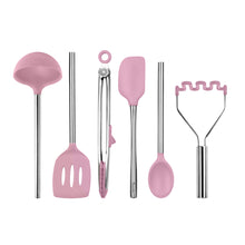 Load image into Gallery viewer, Silicone and Stainless Steel Utensils - Set of 6 [Online Only]
