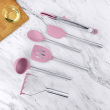 Load image into Gallery viewer, Silicone and Stainless Steel Utensils - Set of 6 [Online Only]
