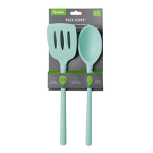 Load image into Gallery viewer, Flex-Core® Silicone Slotted Turner + Deep Solid Spoon [Online Only]
