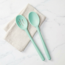 Load image into Gallery viewer, Flex-Core® Silicone Slotted Deep Spoon + Solid Deep Spoon [Online Only]
