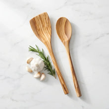Load image into Gallery viewer, Olivewood Spoon + Angled Turner [Online Only]
