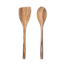 Load image into Gallery viewer, Olivewood Spoon + Angled Turner [Online Only]
