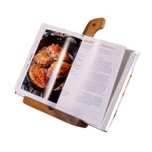 Load image into Gallery viewer, Acacia Wood Cookbook/Tablet Holder
