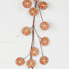 Load image into Gallery viewer, Faux Orange Slices 4ft Garland

