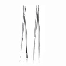 Load image into Gallery viewer, Stainless Steel Kitchen Tweezers/Plating Tongs
