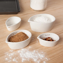 Load image into Gallery viewer, Ivory Stoneware Measuring Cups (Set of 4)
