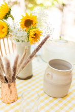 Load image into Gallery viewer, Yellow Ruffled Gingham Tablecloth [Online Only]
