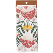 Load image into Gallery viewer, Mushroom Art Kitchen Towel
