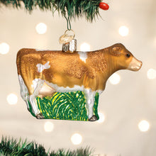 Load image into Gallery viewer, Brown Dairy Cow Ornament [Online Only]
