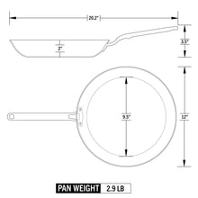 Load image into Gallery viewer, Eater x Heritage Steel 12" Fry Pan [Online Only]
