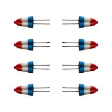 Load image into Gallery viewer, Patriotic Popsicle Themed Corn Handles, Set of 4 Pairs
