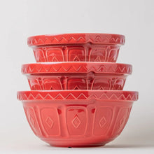 Load image into Gallery viewer, Mason Cash Red Color Mix Bowl Size 12
