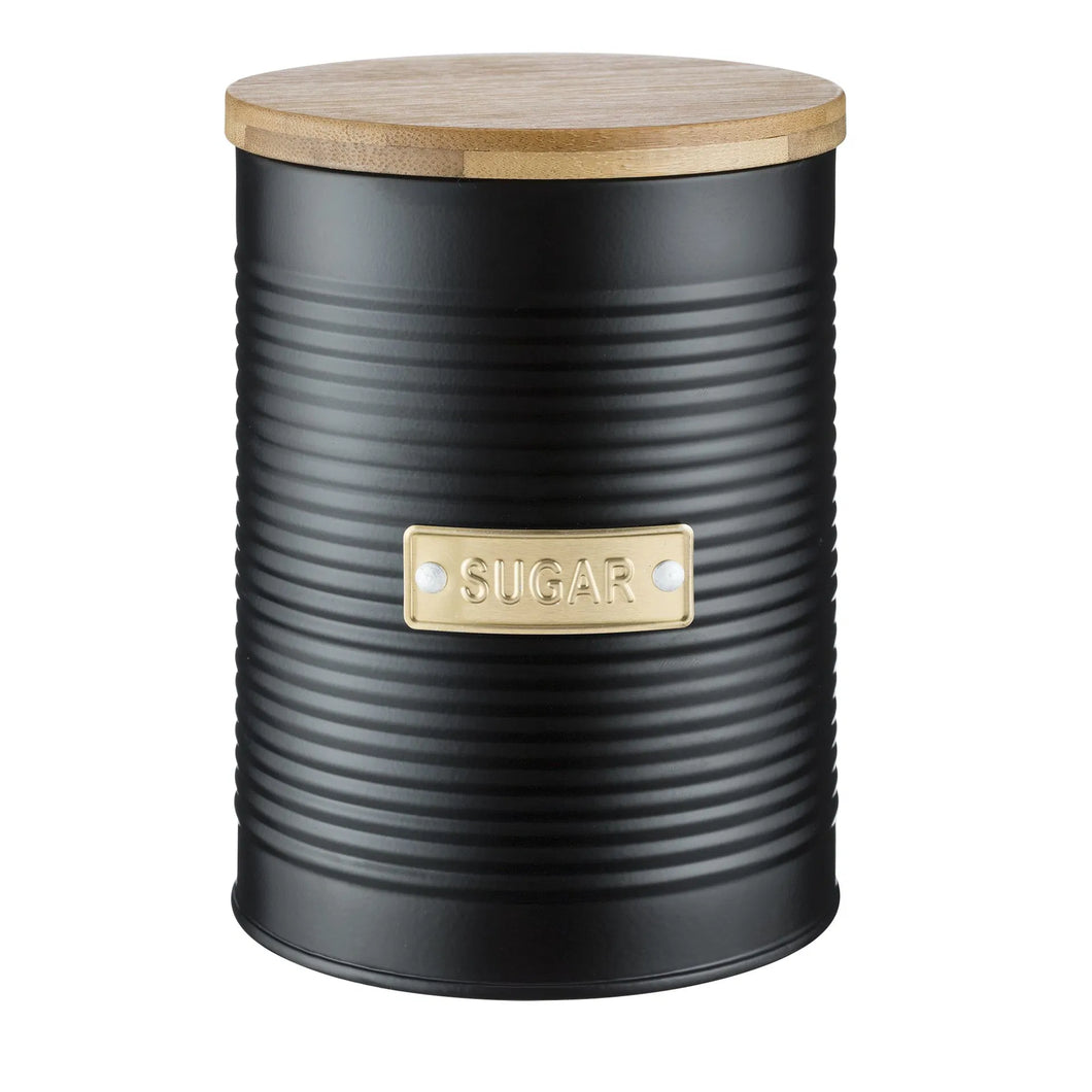 Otto Black 1.5-Quart Sugar Canister