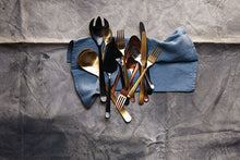 Load image into Gallery viewer, Oslo Tumbled Stainless Steel 5 Piece Cutlery Set - Service for 1 [Online Only]

