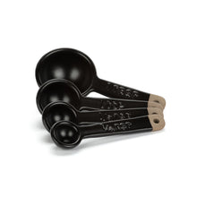 Load image into Gallery viewer, Black Stoneware Measuring Spoons
