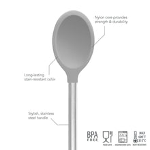 Load image into Gallery viewer, Silicone and Stainless Steel Mixing Spoon [Online Only]
