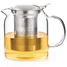 Load image into Gallery viewer, Pyxis 20 oz. Glass Teapot Kettle (Stove Safe)
