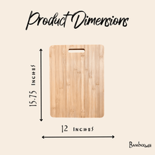 Load image into Gallery viewer, 16" Bamboo Cutting Board with Handle [Online Only]

